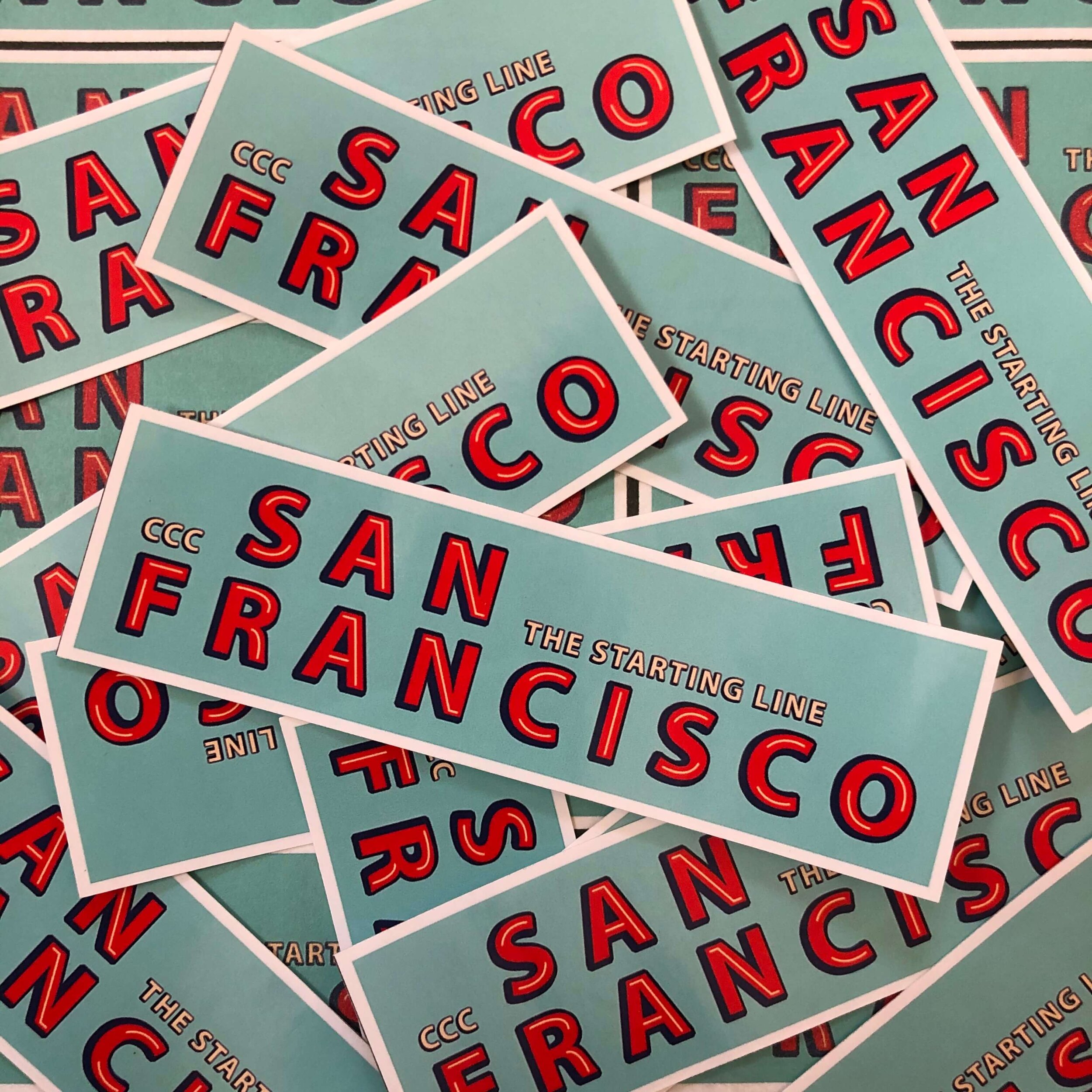 The Starting Line Sticker