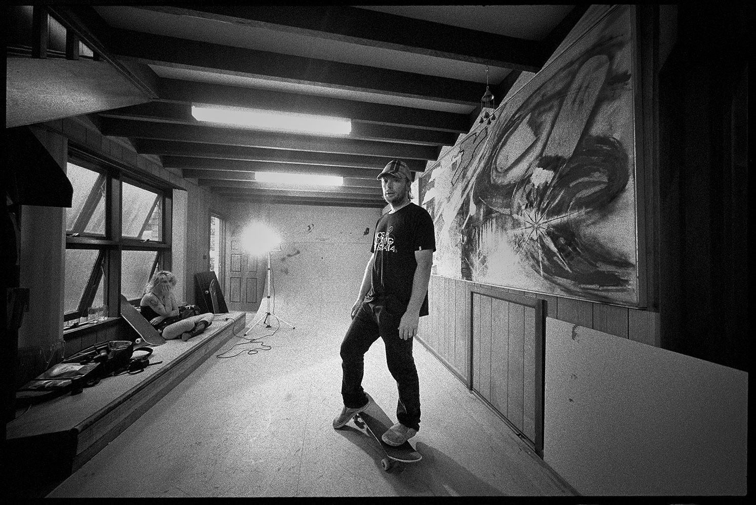 Chris Pond, Portrait, Lounge Room Wallride, Frenchs Forest, NSW, Silver Gelatin Print, 50.8cm x 60.1cm, 1/5