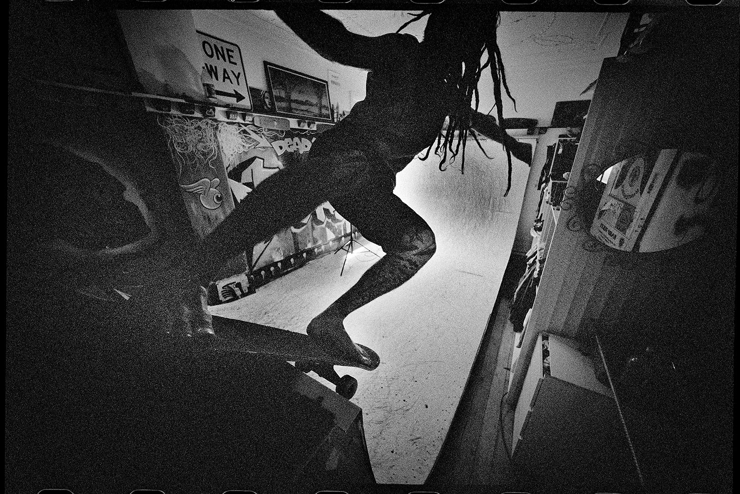 Josh, Rock to Fakie Vert, Bedroom Ramp, Bondi, NSW, Silver Gelatin Print, 50.8cm x 60.1cm, 1/5