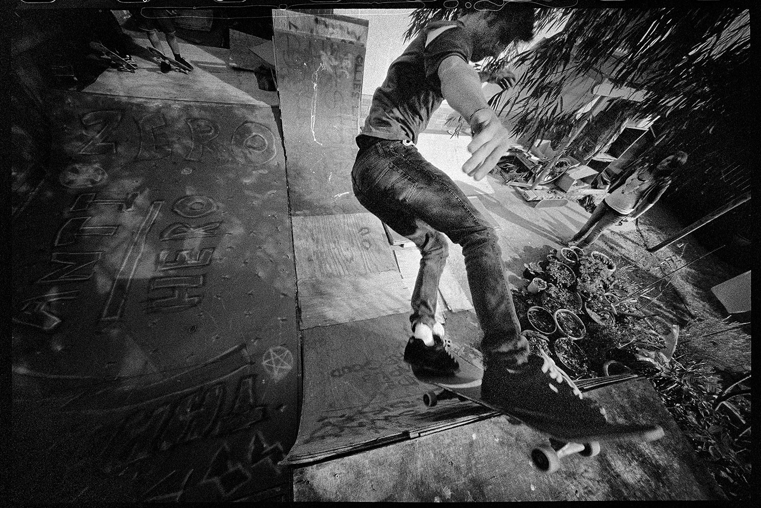 Olly, Rock to Fakie, Ramshackle Ramp, Newcastle, NSW, Silver Gelatin Print, 50.8cm x 60.1cm, 1/5