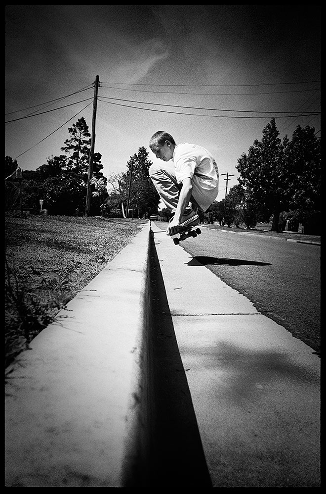 Gutter grind, Suburban NSW (1996), Archival Pigment Print, 84.1cm x 59.4cm