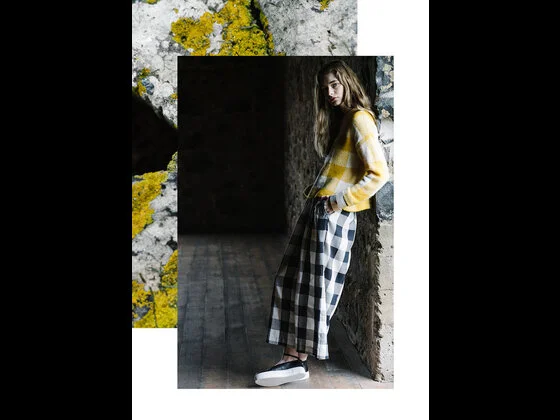 ISA PANT - MULTI INK & JELICA SWEATER - DAFFODIL