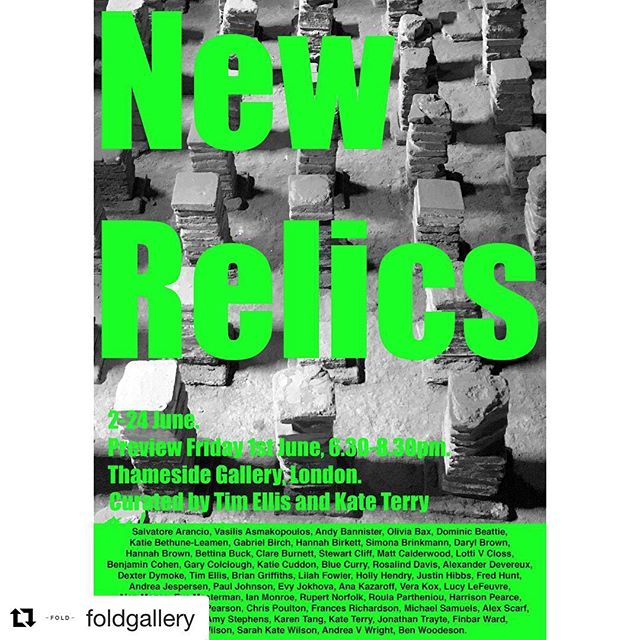 I am very pleased to be showing work in New Relics, an exhibition dedicated to sculpture ...... New Relics, curated by #foldgallery artist Tim Ellis @timellisartist and Kate Terry @kateterryartist at Thameside Gallery, London @thamessidestudiosse18 
