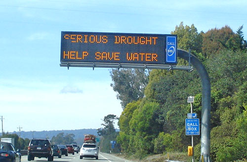SERIOUS DROUGHT - HELP SAVE WATER.