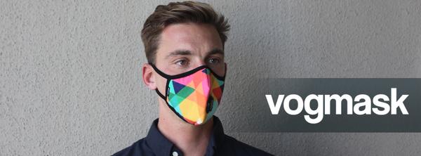 One can make a fashion statement while wearing a flu mask. 