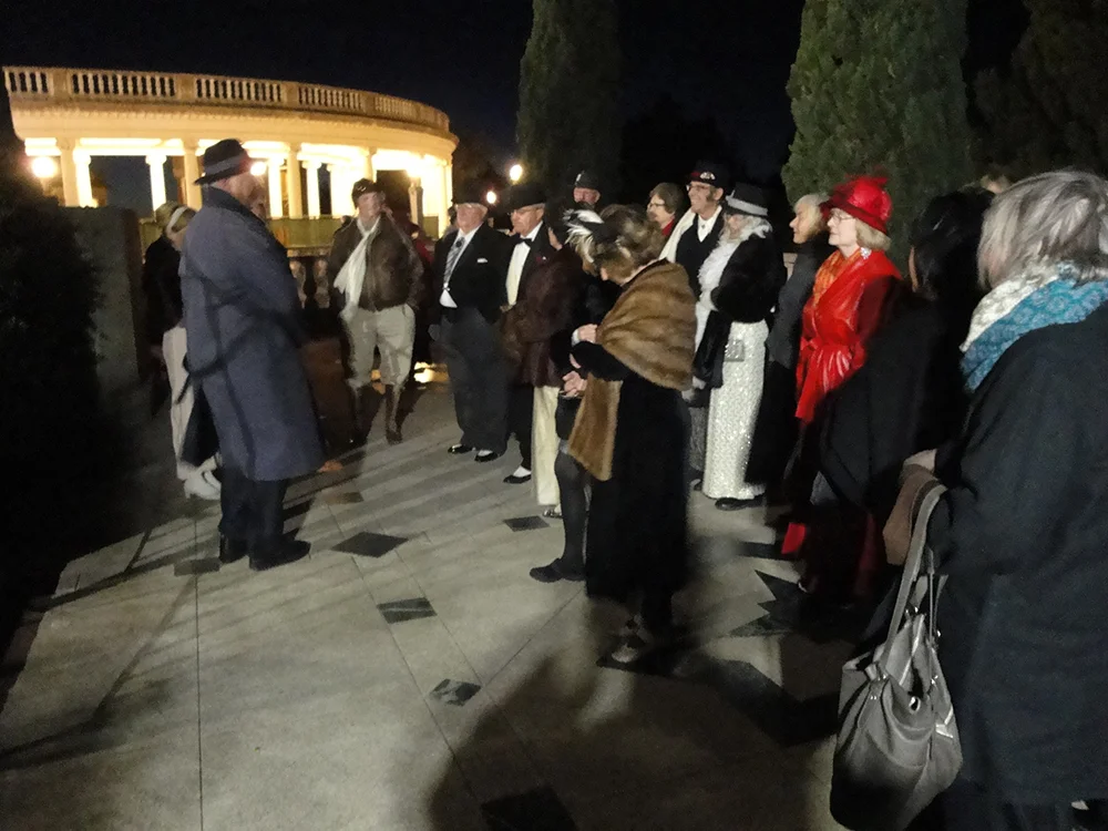 Dressed in their finest, our group gets prepared to meet Mr. Hearst. Well, not actually, but we felt like it.