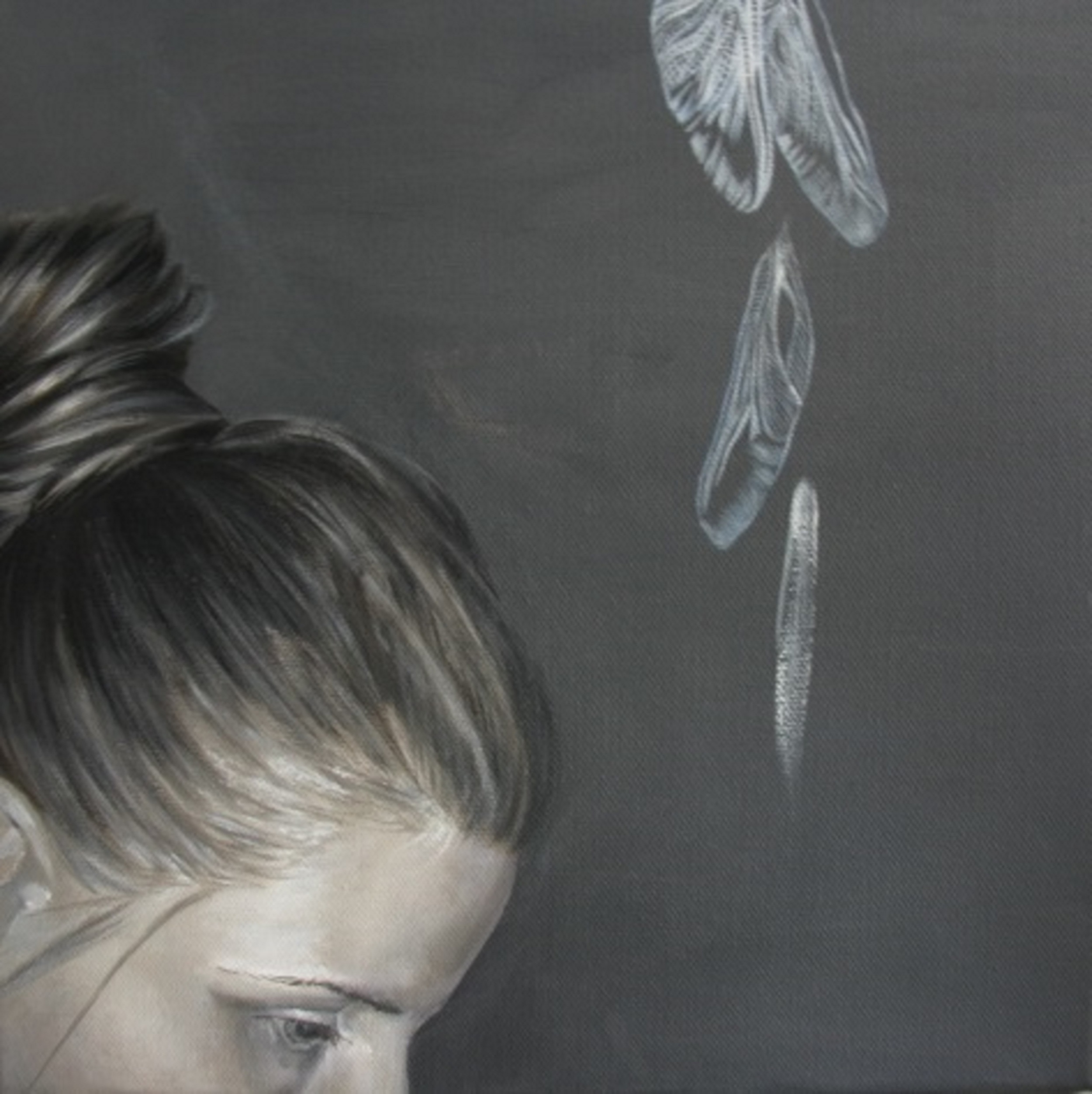 Riitta Kuisma, Self Portrait, Oil on Canvas