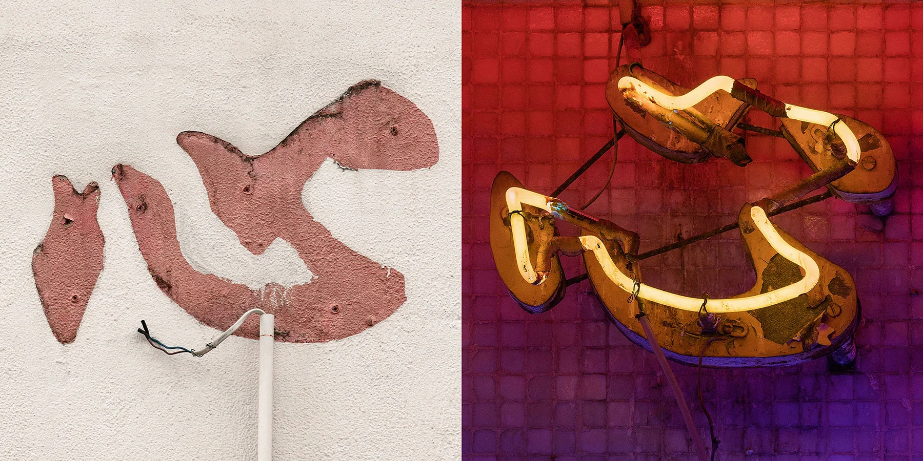 City Poetry - Romain Jacquet-Lagrèze '心心 - Emotion Shift' Hong Kong 2018, courtesy of Blue Lotus Gallery