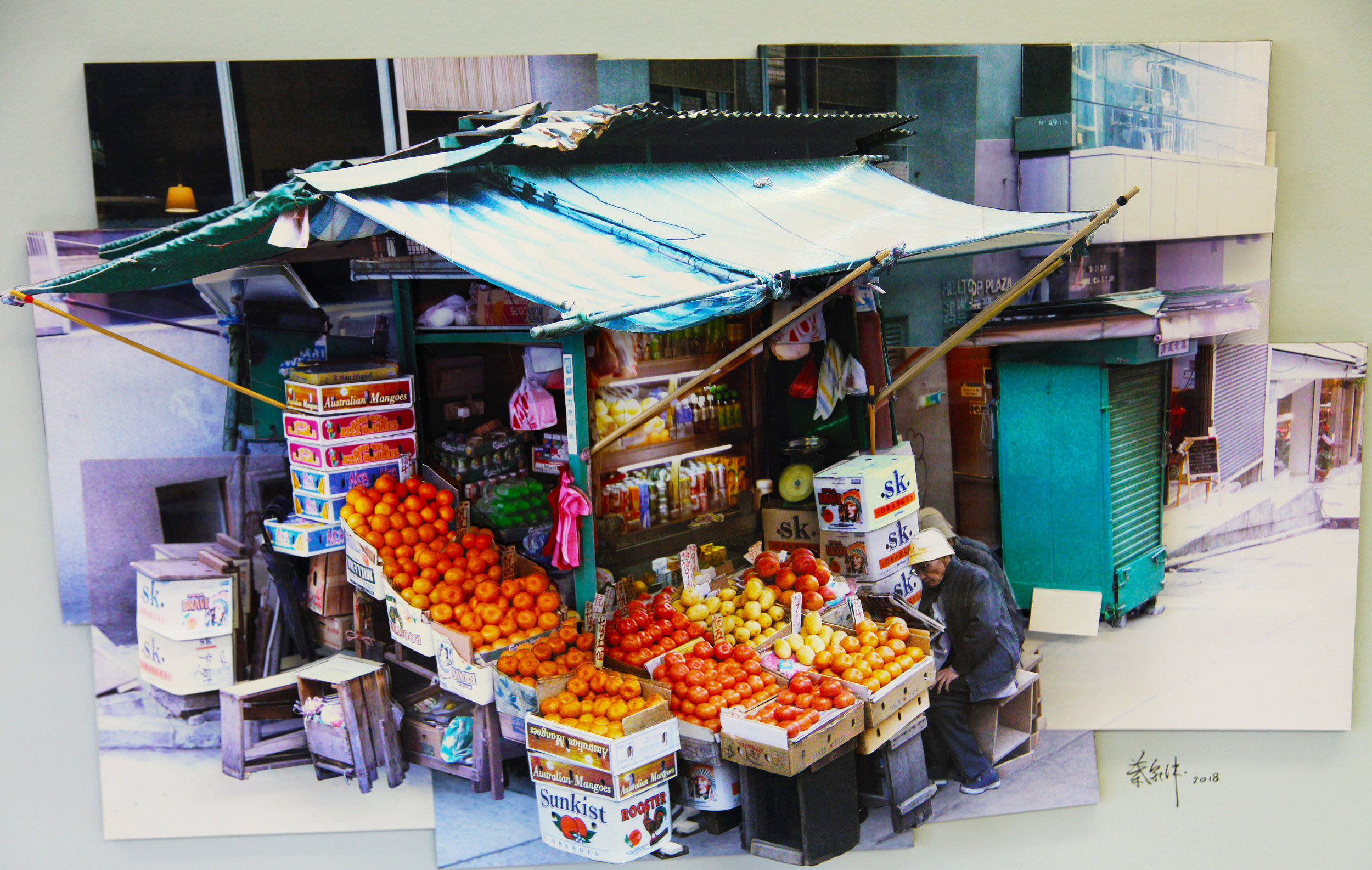 葉家偉 Alexis Ip '水果檔‧中環 Fruit Stall in Central' (Hong Kong, 2018) Courtesy of Blue Lotus Gallery.jpg