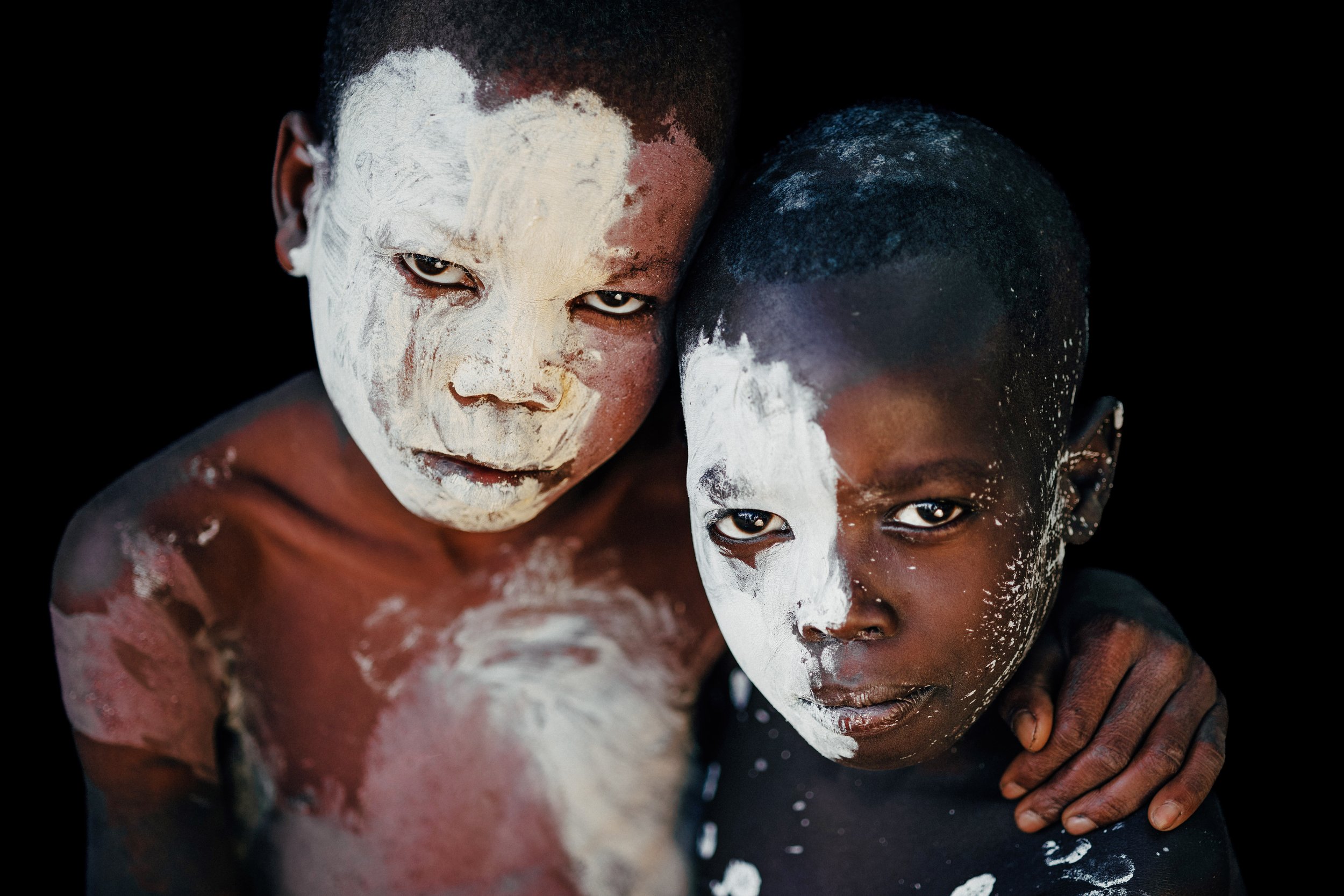 Andrew Eldon_Suri Boys_Omo Valey, Ethiopia 2023_Courtesy of Blue Lotus Gallery