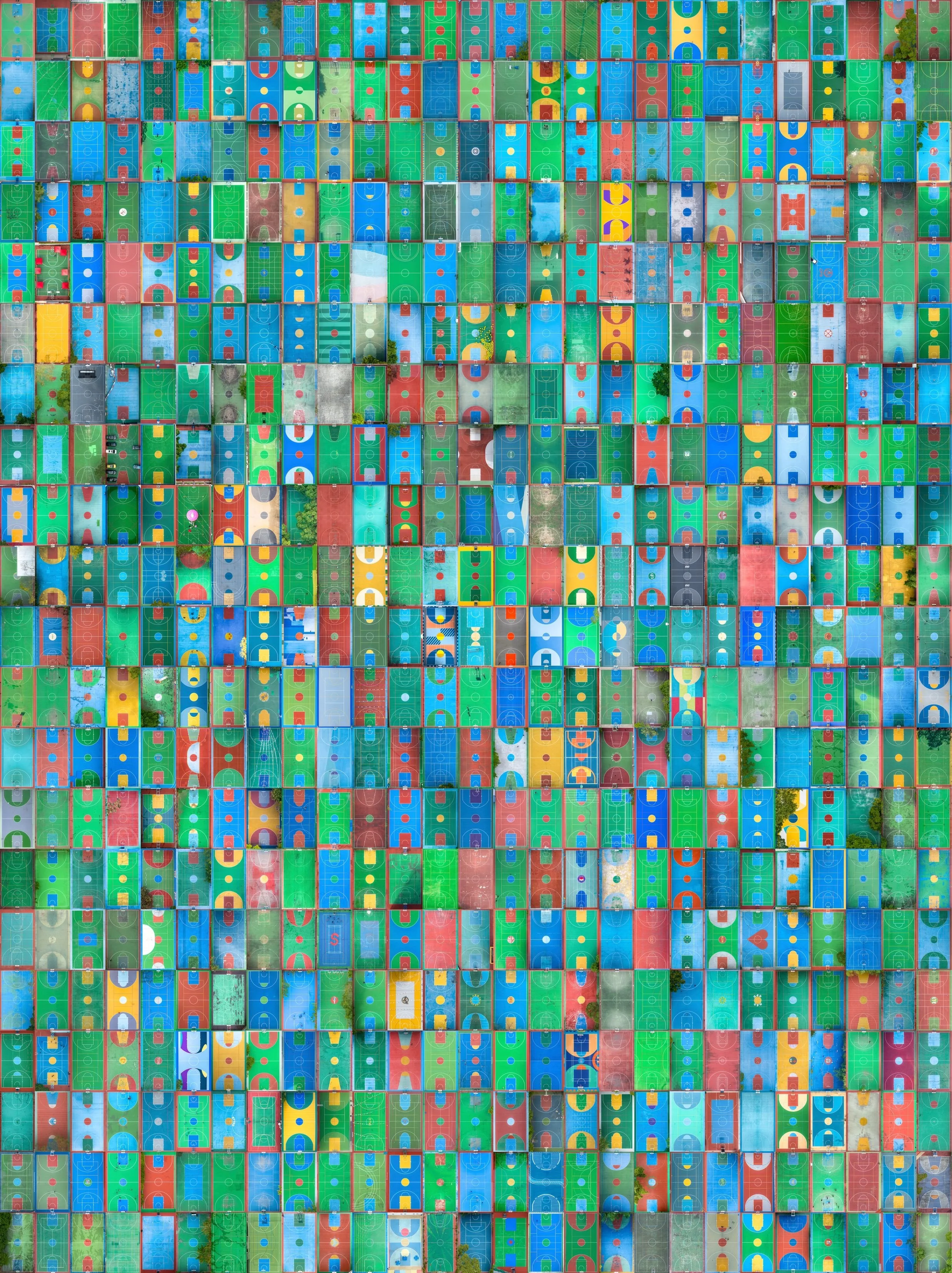 Shooting Hoops Revisited | Austin Bell - Exhibition at Blue Lotus Gallery