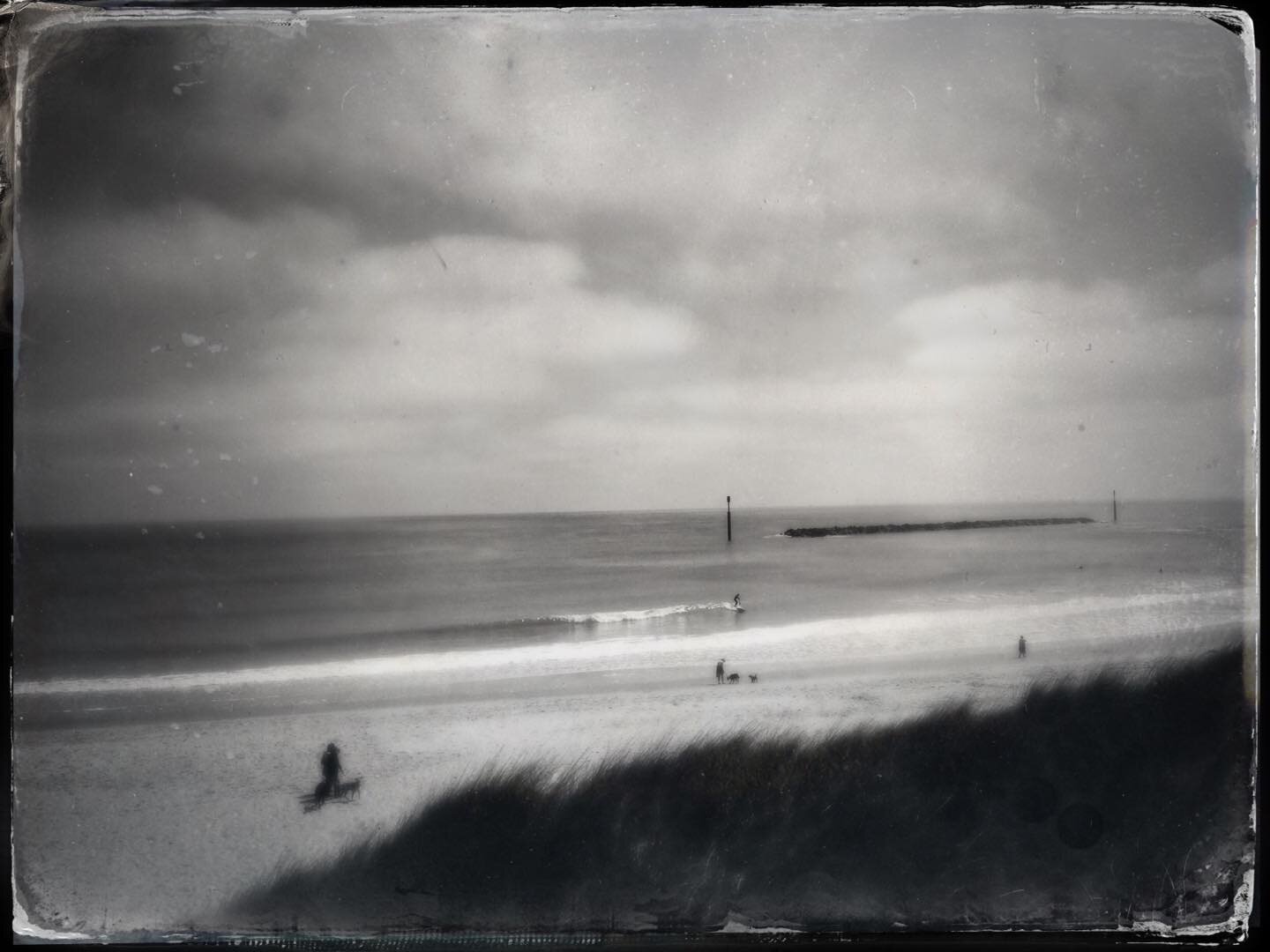 #seabreezecampsite #norfolk #surf #blackandwhitephotography #sea