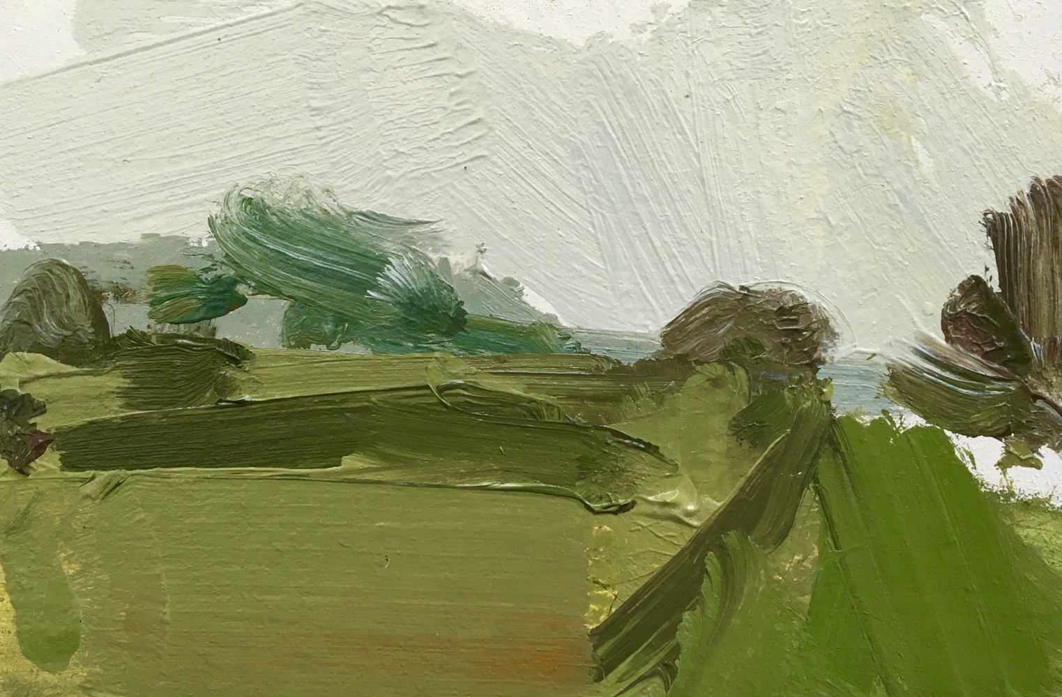 October 2016, oil on board