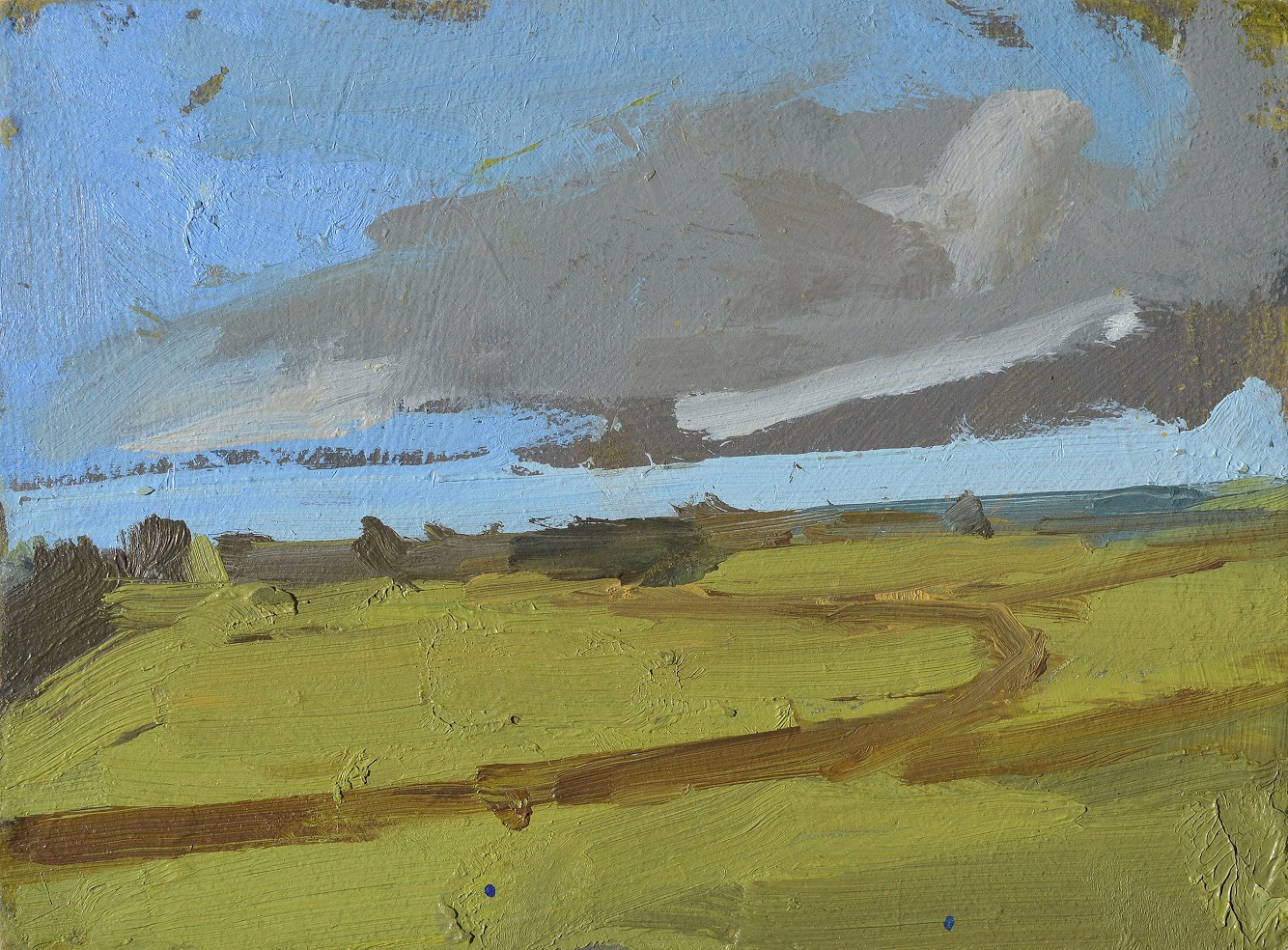 January 2017, oil on board