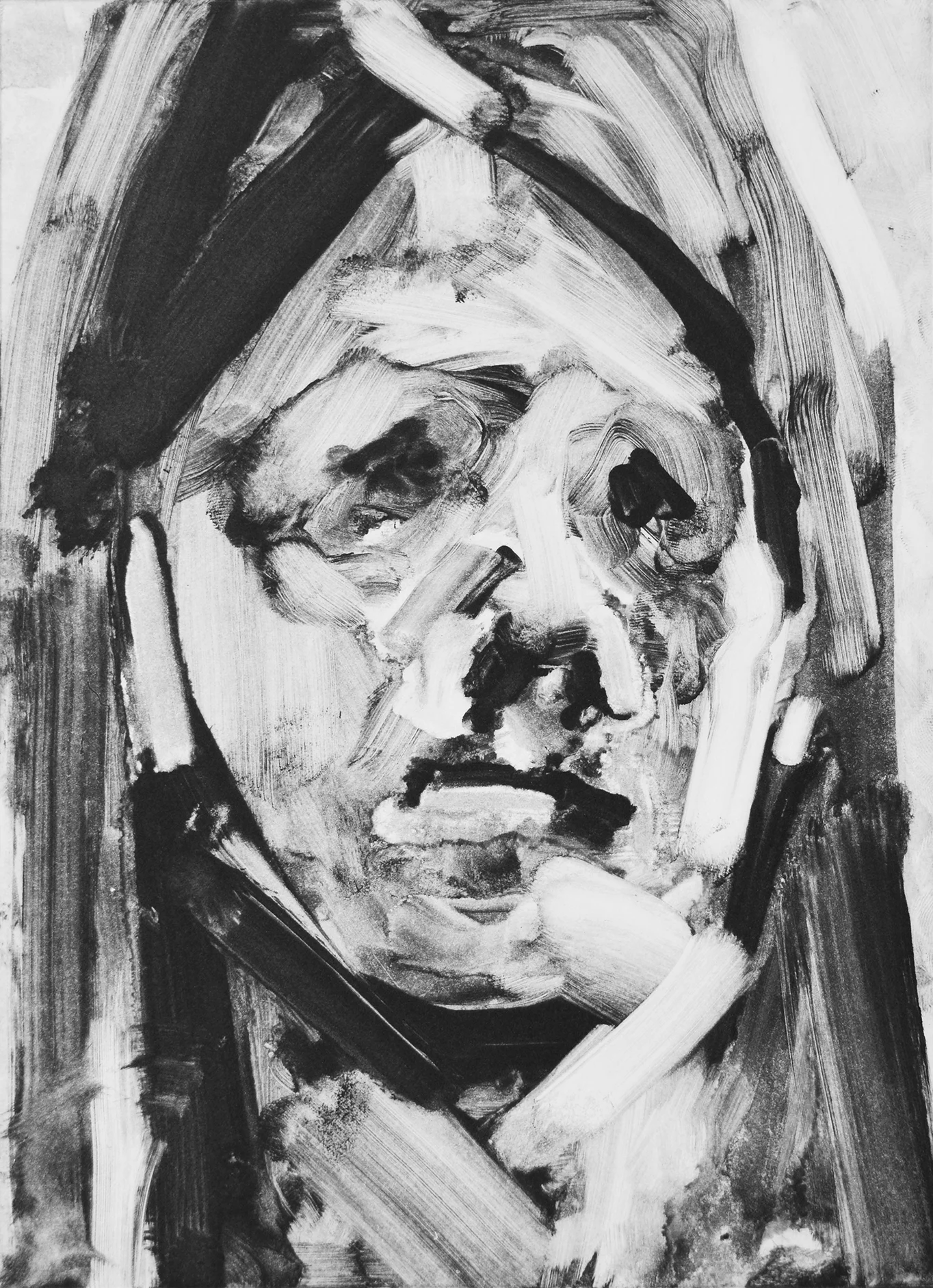 Becky, 2016, monotype