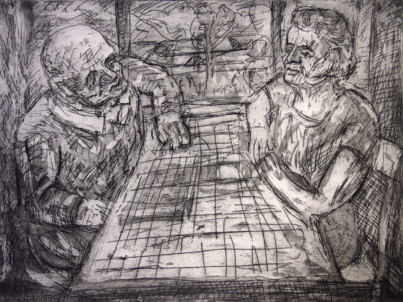 Leon Kossoff, The Window, 1984