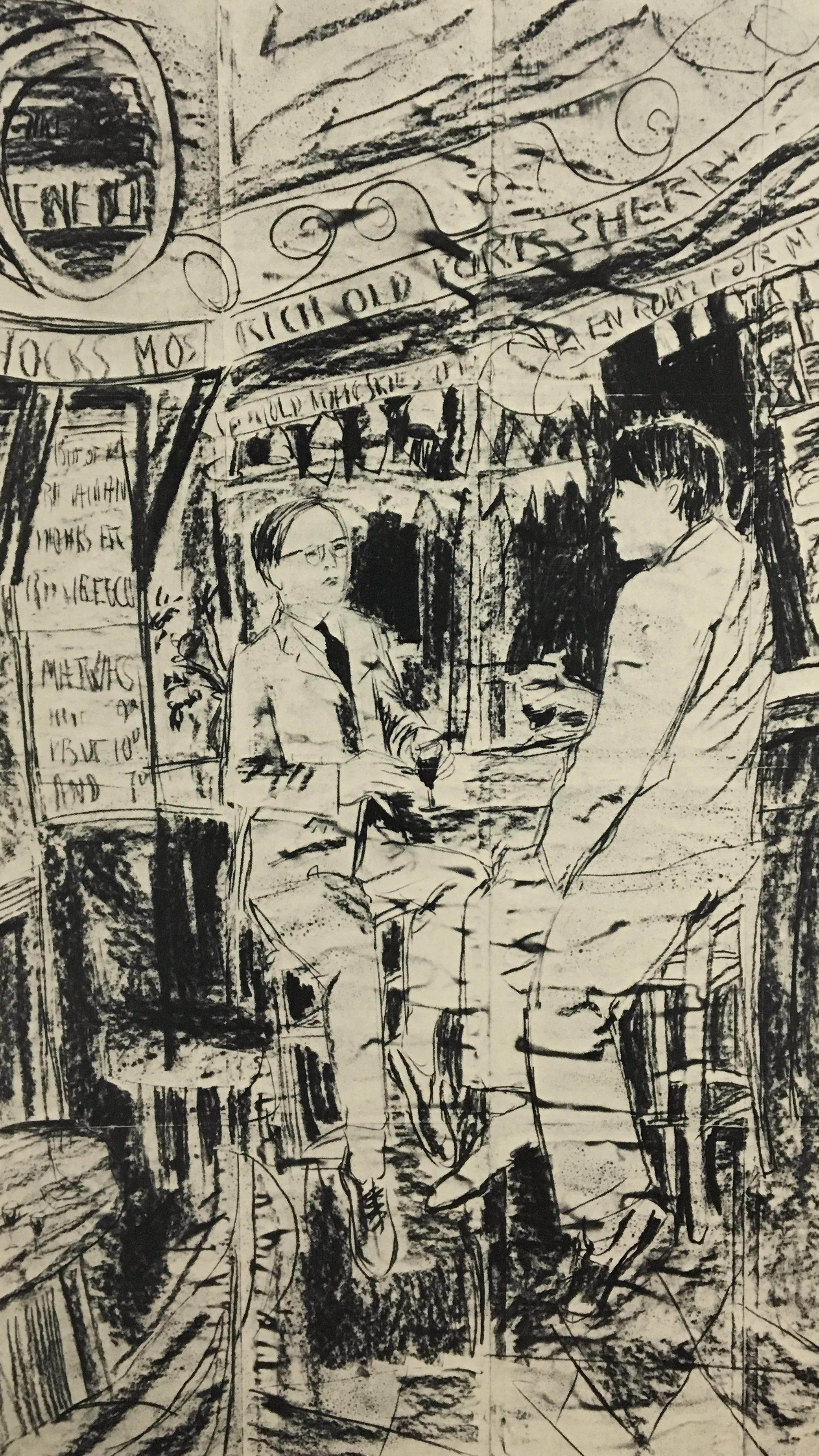 Gilbert and George, THE BAR No.2 (detail) , 1972
