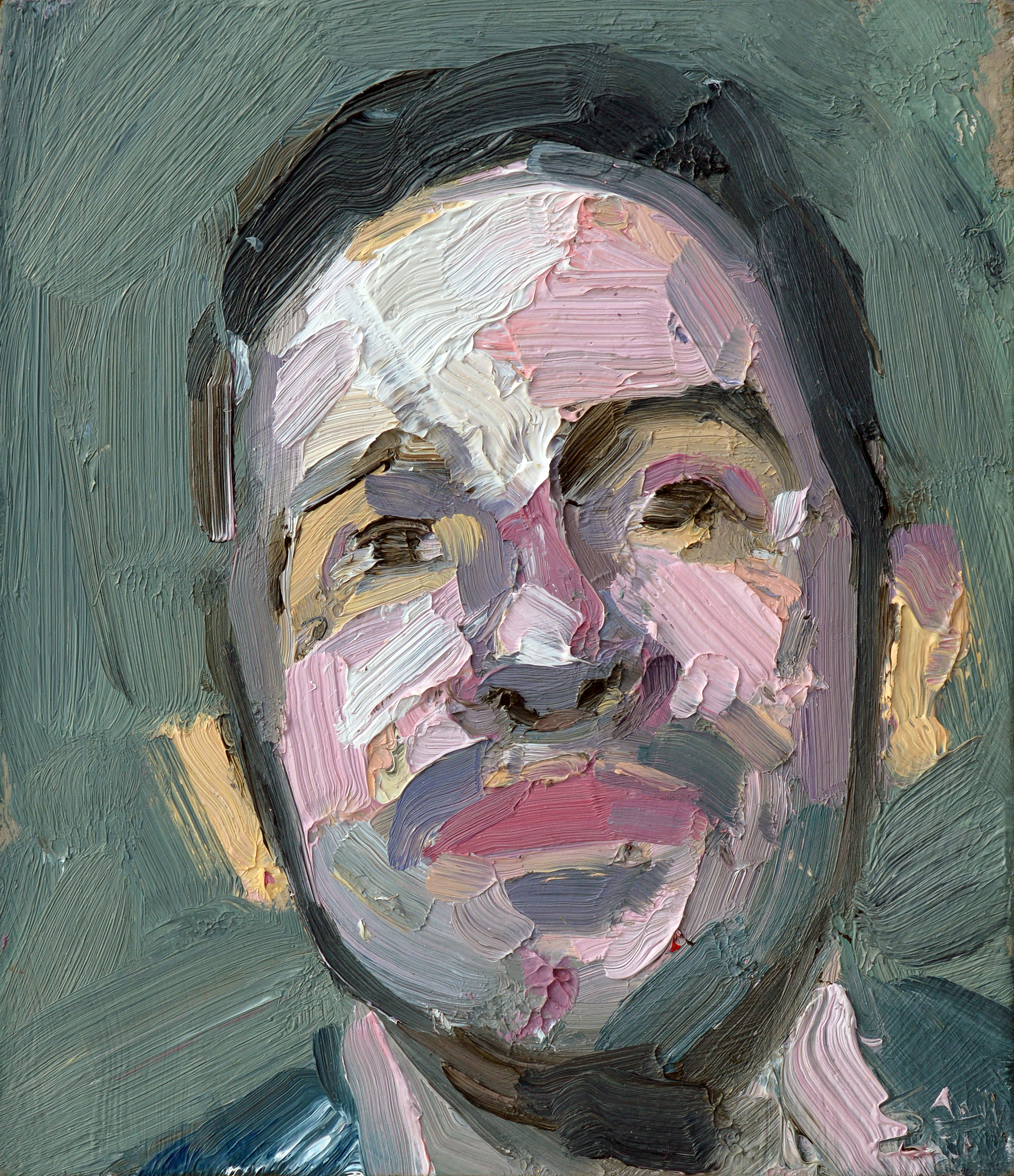Benoit 2017, oil on board