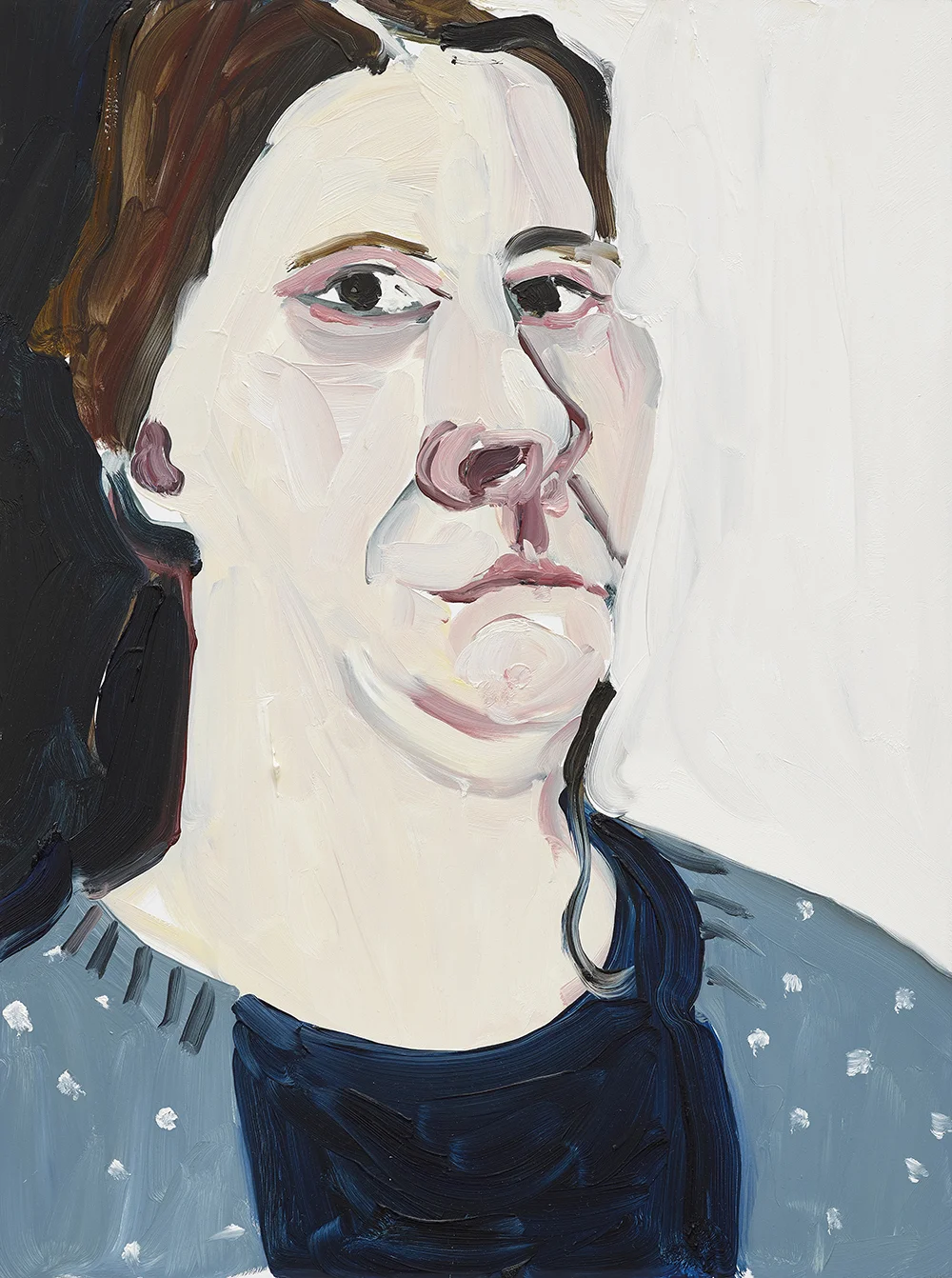 Chantal Joffe, Self-Portrait, 1st January, 2018