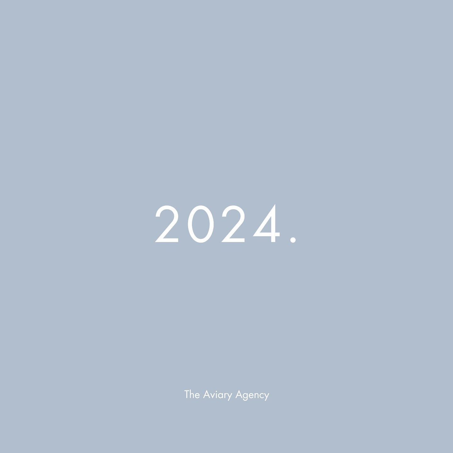 Welcome, 2024. 

We&rsquo;re back in the office and ready for another amazing year at the Aviary Agency! 

🖤