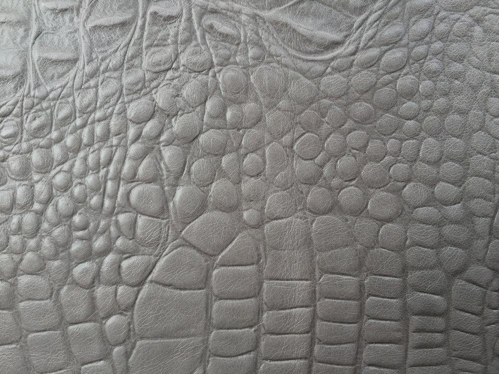 Standard Leather - PALE GREY CROC