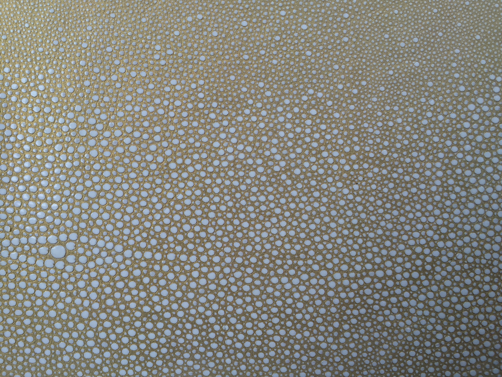 Standard Leather - FAUX CREAM MANTA RAY