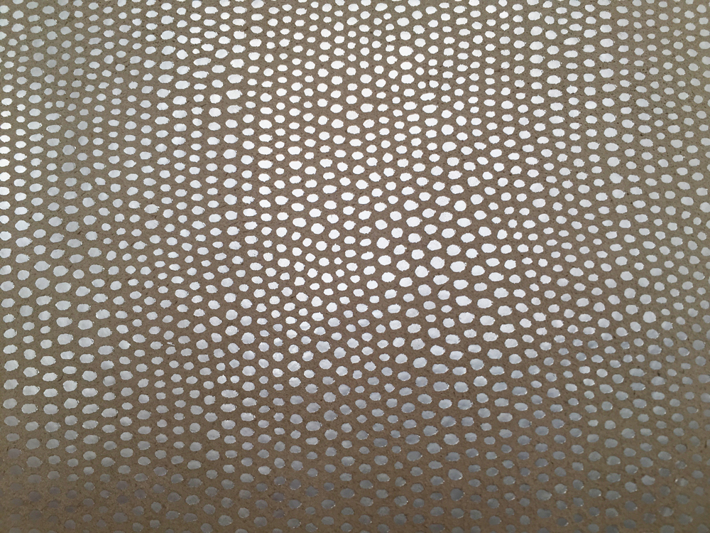 Standard Leather - FAUX SNAKE CREAM & SILVER