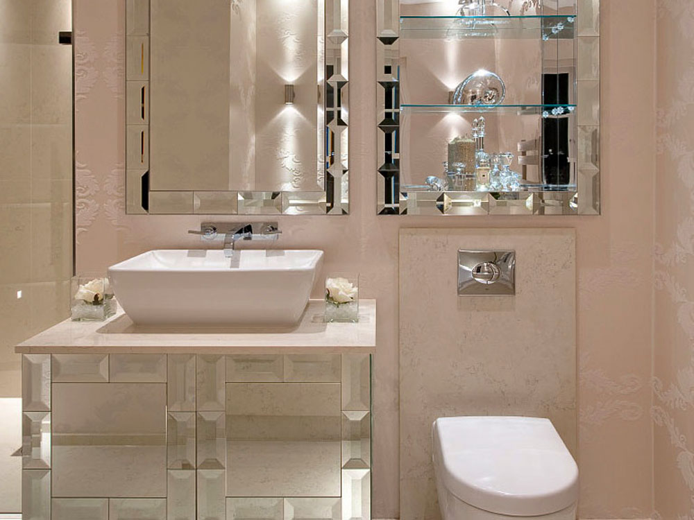Vanity Units Simpsons London, Mirrored Bathroom Vanity Unit