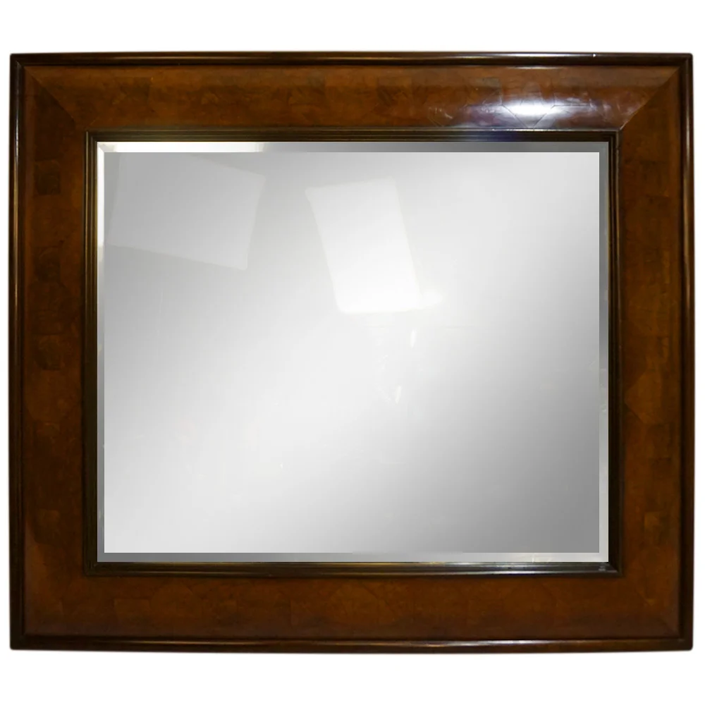OLIVE AND YEW CURVED OYSTER MIRROR Dimension: W 122cm x H 107cm