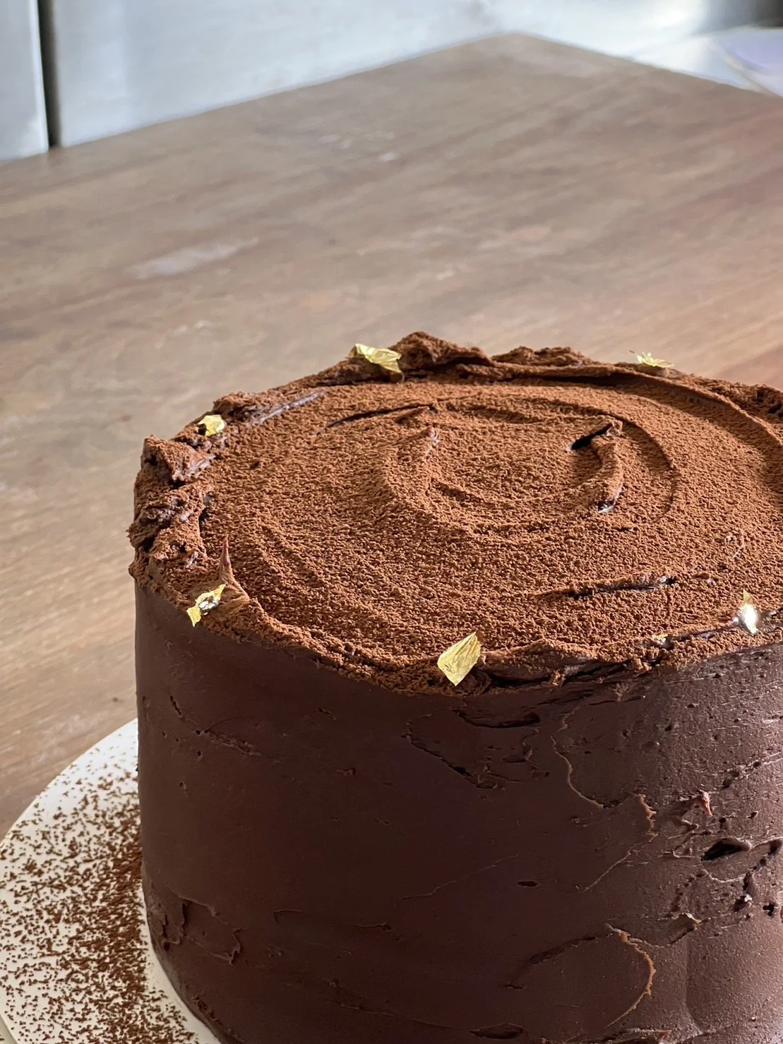 Fudgy chocolate cake