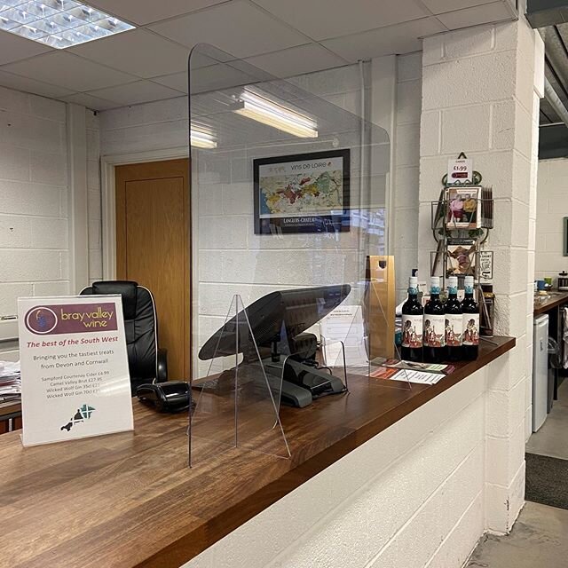 More screens made #sneezescreen #covid19 #protection #hairdressers #receptions #bars #hotels #restaurant #brayvalleywines