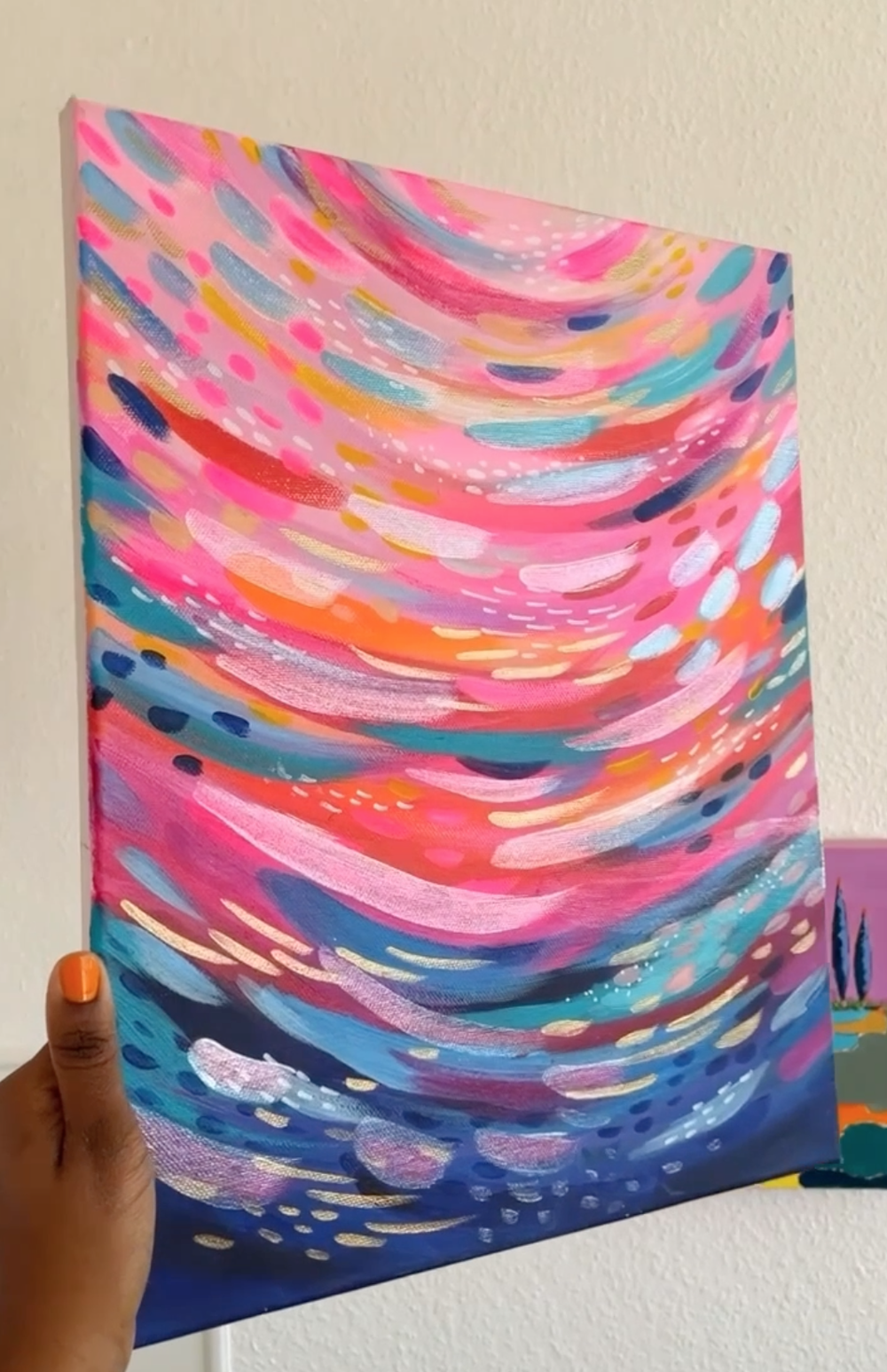 How to Use Iridescent Medium to Make Your Acrylic Paintings Pop — EttaVee