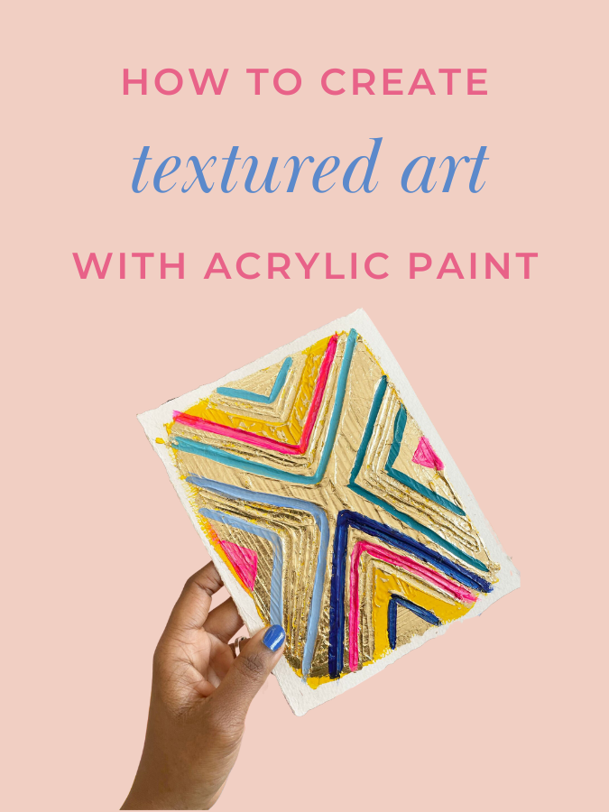 Texture art process, how to create a textured painting on canvas using, Textured Canvas Art