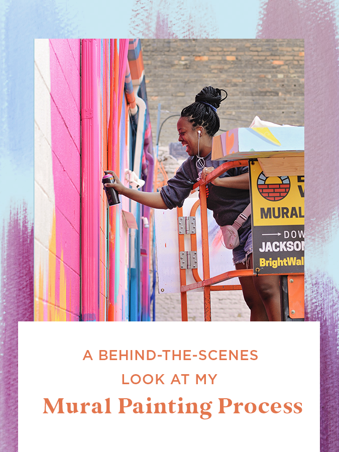 My Mural Process A Behind the Scenes Look at What it Takes to Paint a