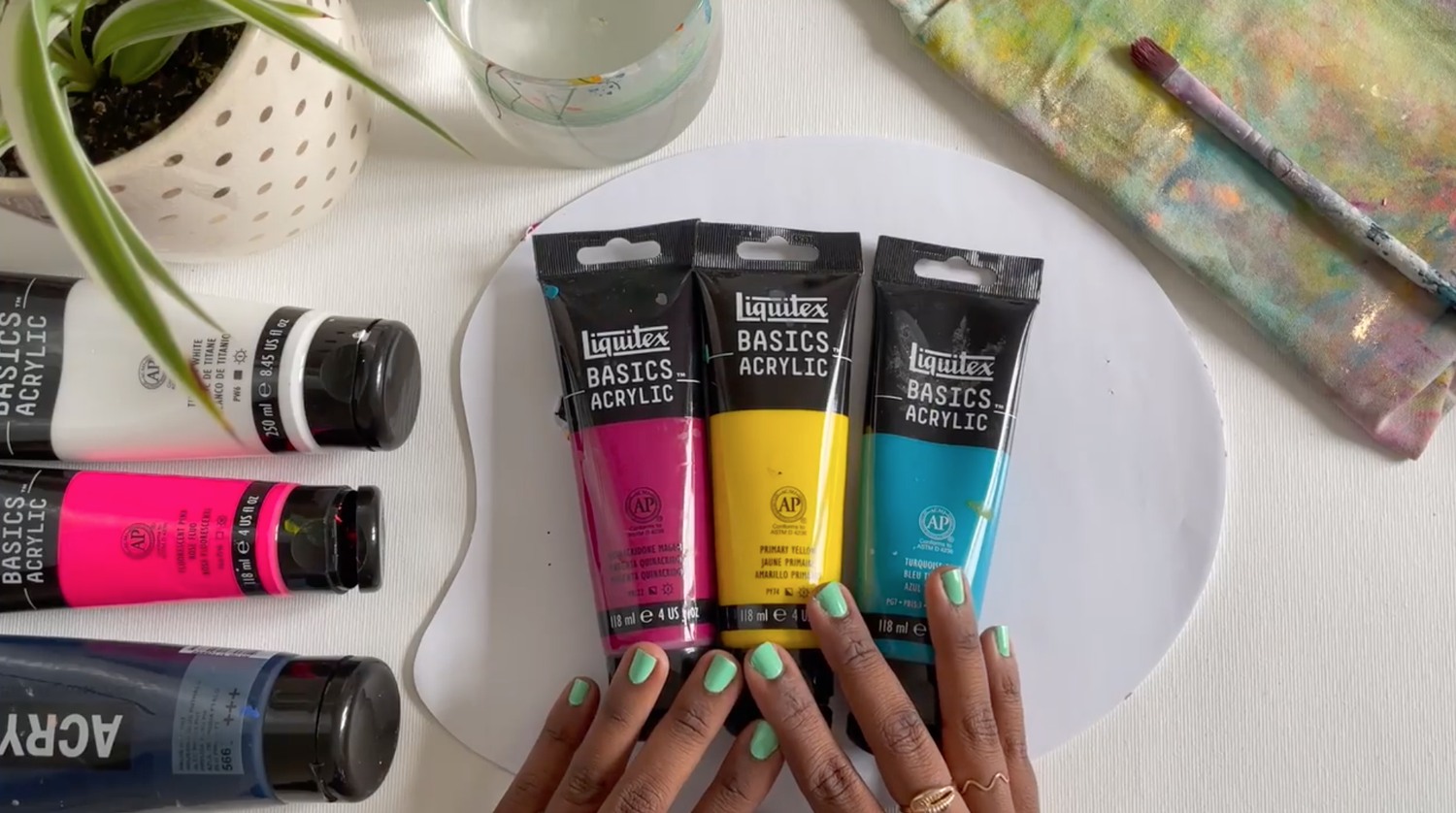 How to Mix Vibrant Purple With Acrylic Paint — EttaVee
