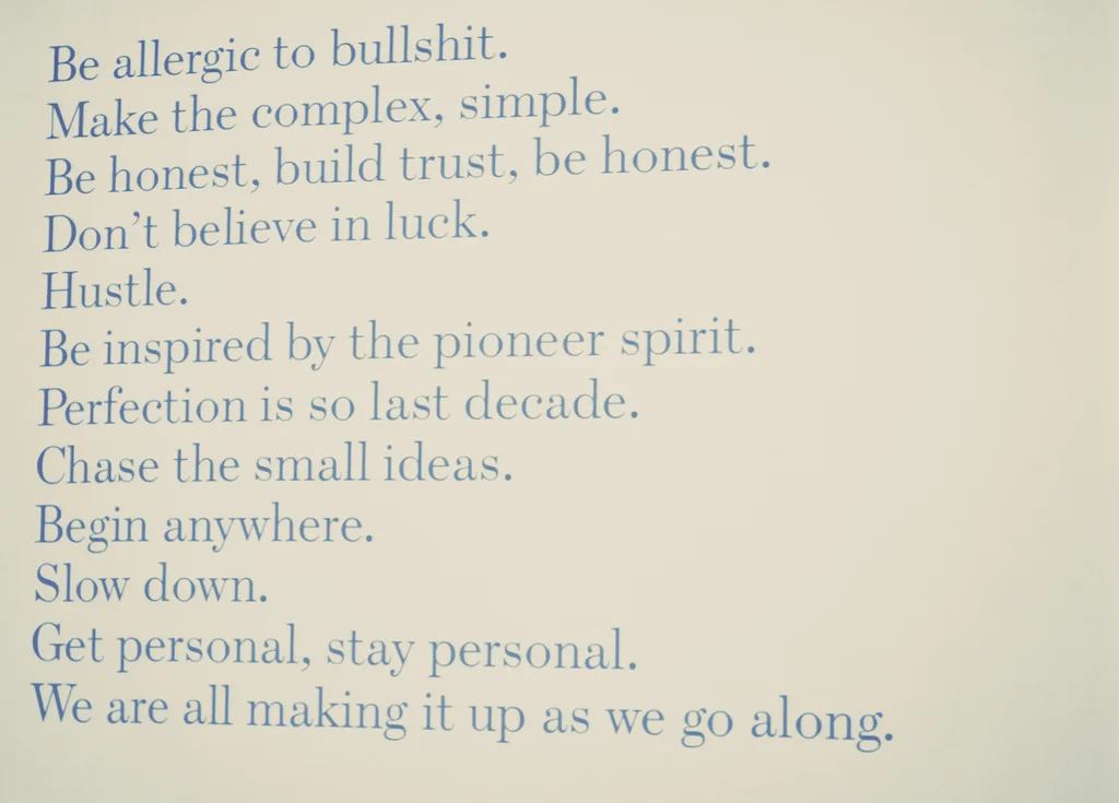 Some notes from JD Hooge speaking at the latest Creative Mornings Portland. https://vimeo.com/36971953