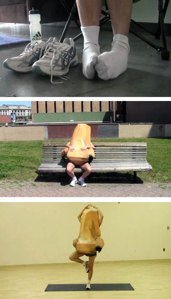 Paper Maché costume, video, Shot with a Canon HD CMOS Video Camera | Song: Scorpions - Eye of the Tiger