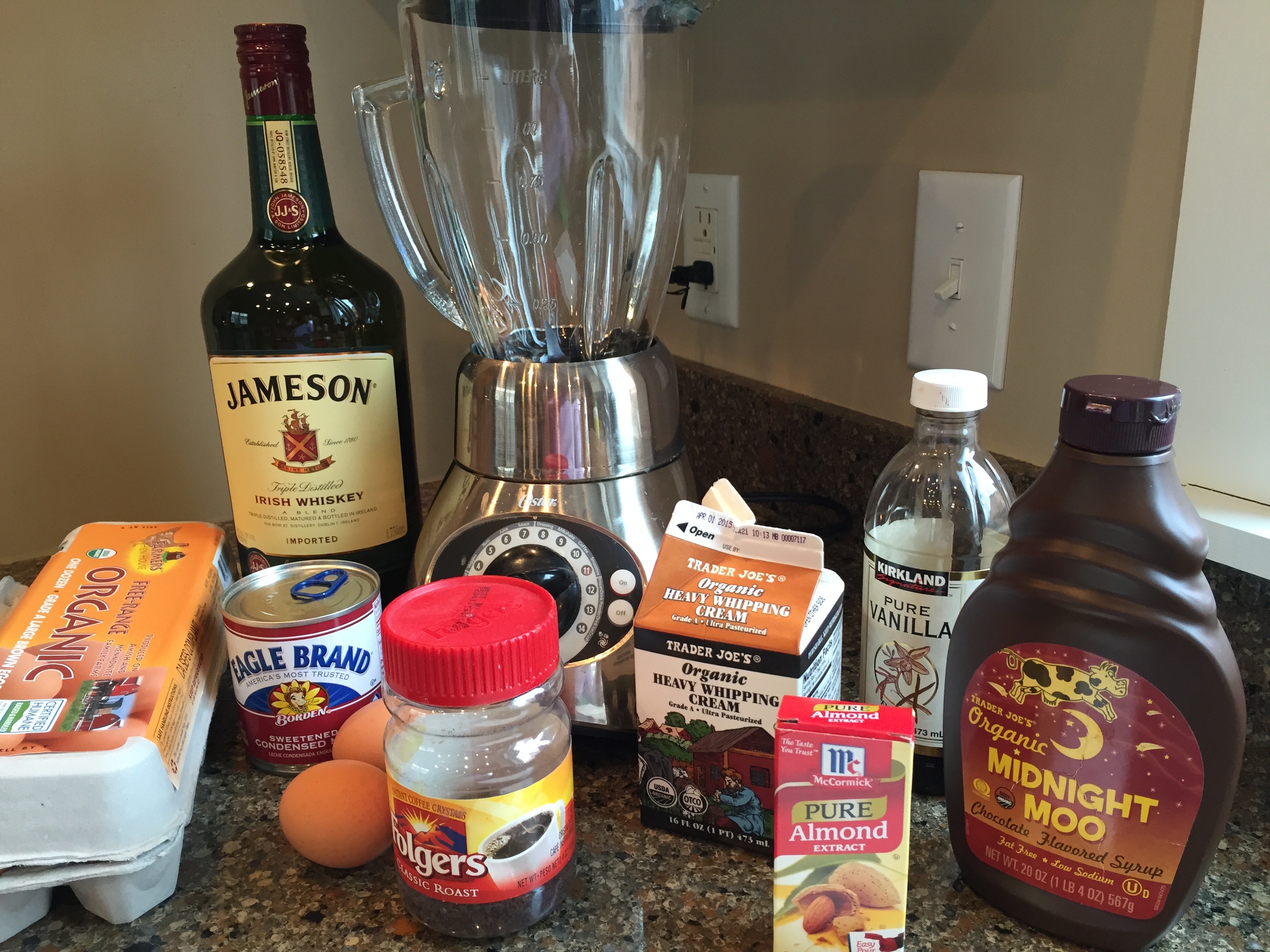 If you are an Organic fan like me, you can insert whatever brands you want here but i have always stuck to the Eagle Brand Condensed milk as specified in her recipe.