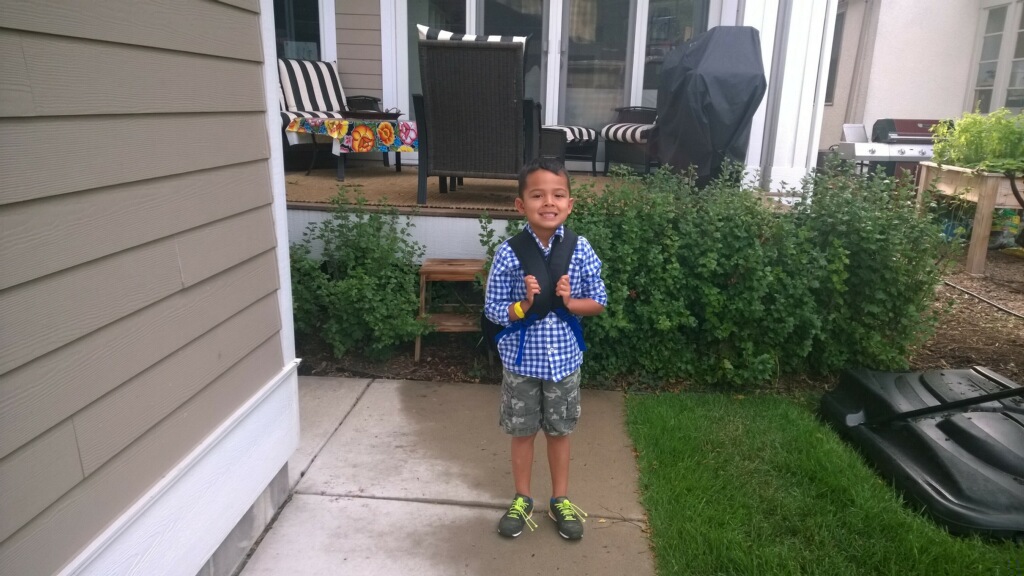 Last summer my son was NOT excited about being a kindergartener in the Fall. Finally when school was about to start he confided in me that he feared if he dropped his lunch tray in the cafeteria everyone would laugh at him. Well that explained why he wasn't dying to be a kindergartener! When a classmate caused him to drop stuff off his tray I was prepared to comfort him. I hope he confides in me always.