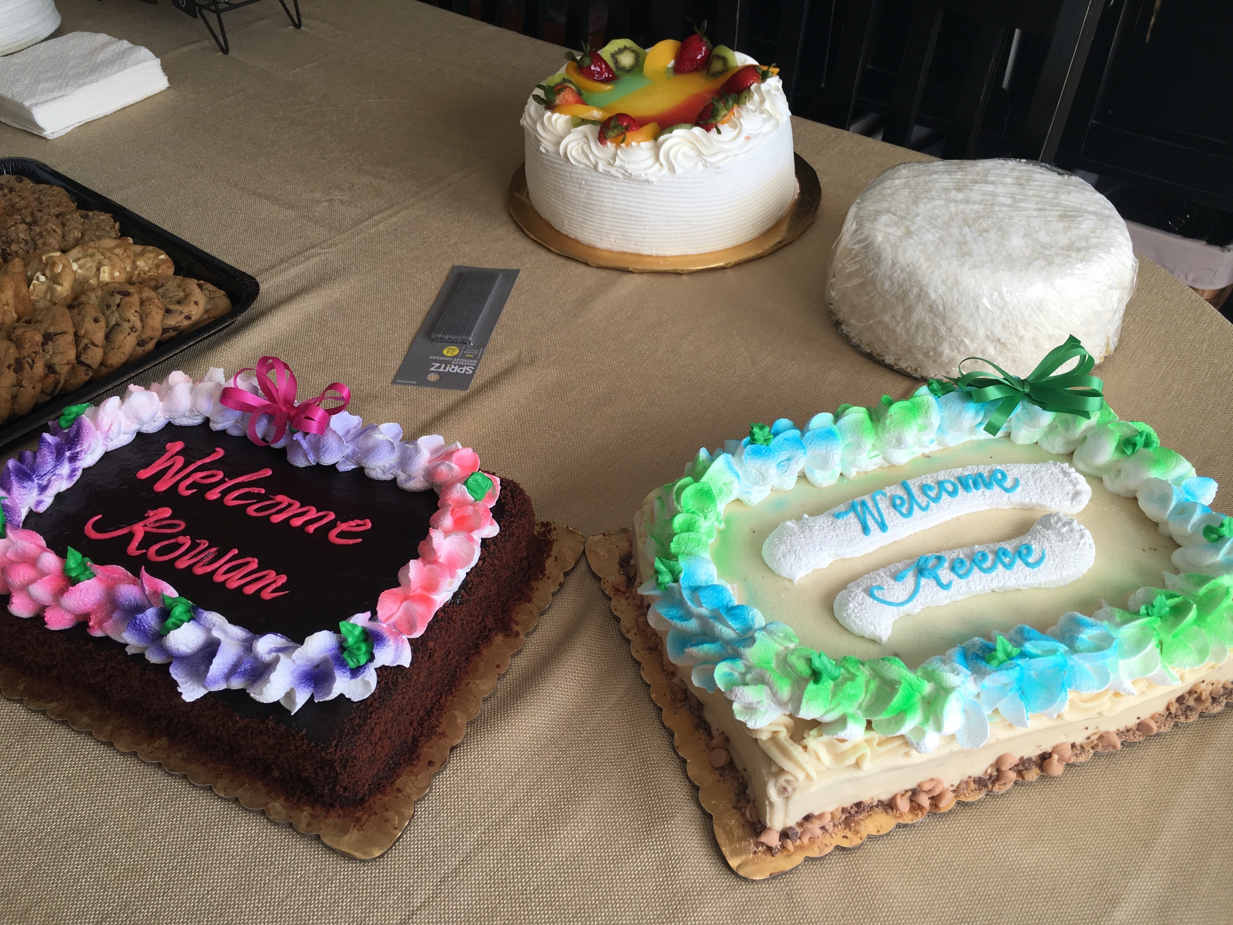 Four cakes from King's Hawaiian. Yum!