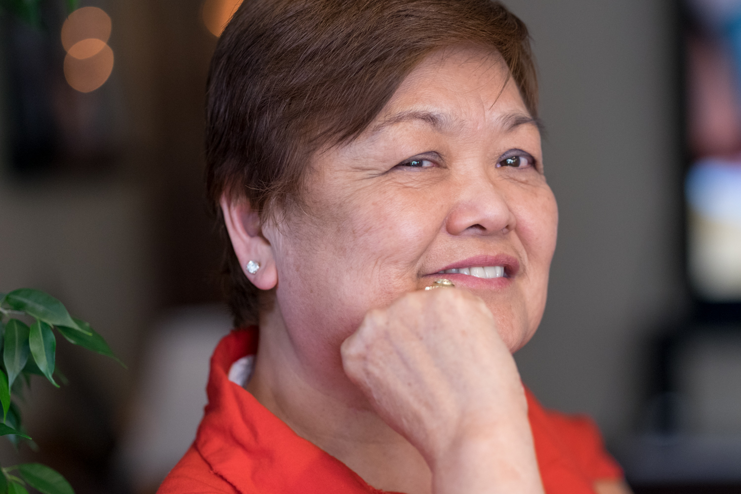 My mom. We are sending her a card with a Visa Gift Card enclosed. Remember, she loves money.