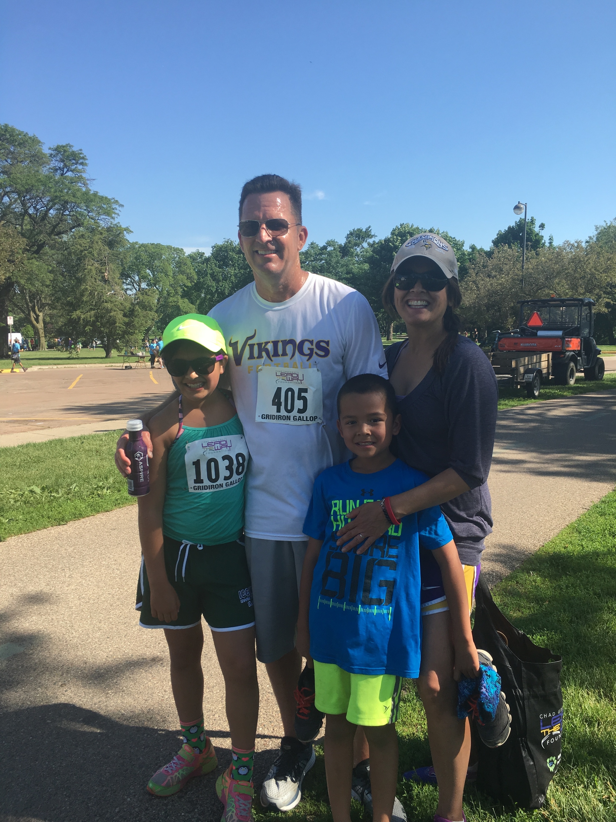 Chad Greenway's 5K Run for his Lead The Way Foundation June 19, 2016.