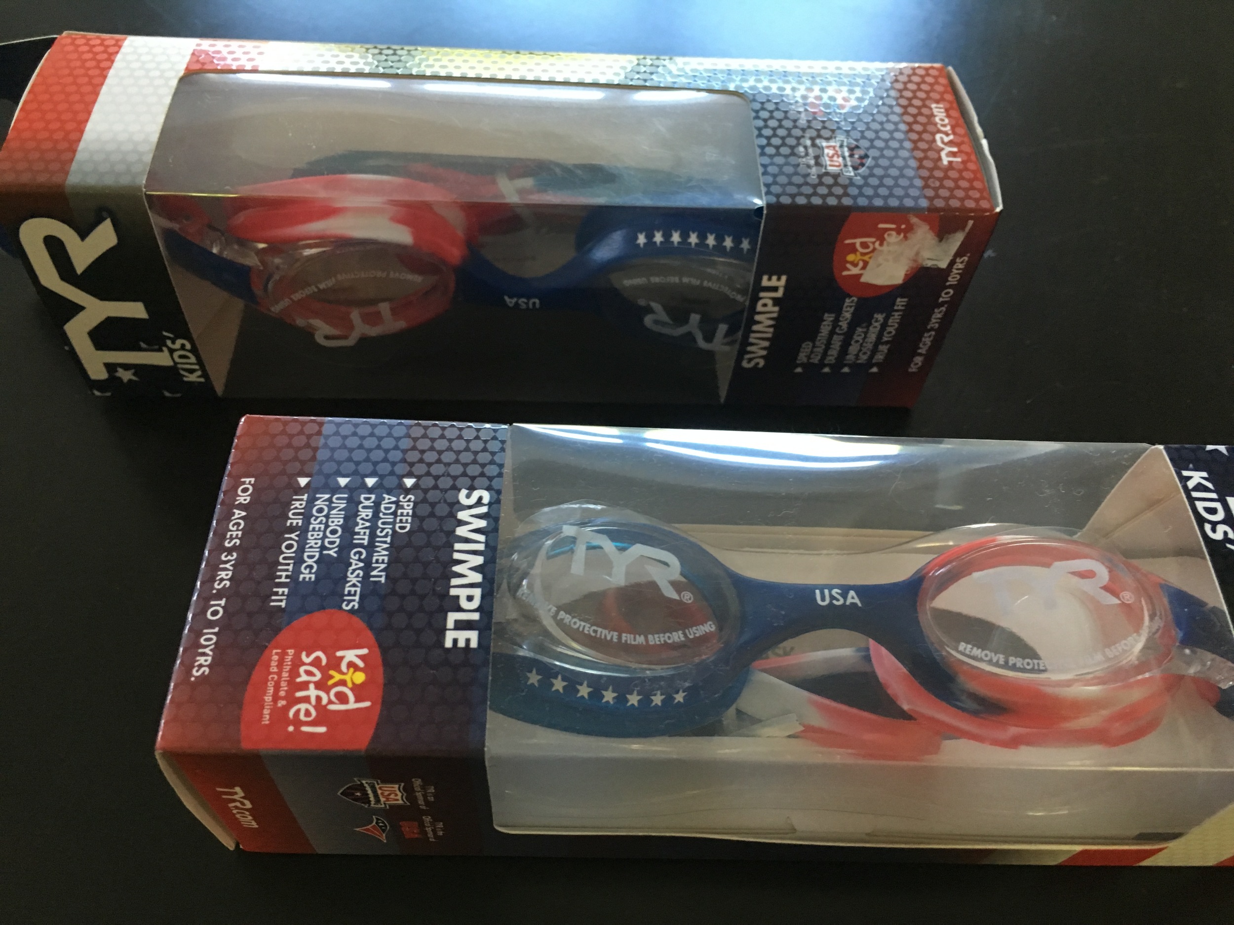 Found the last two pairs at Foss Swim School for $10.99 each. 