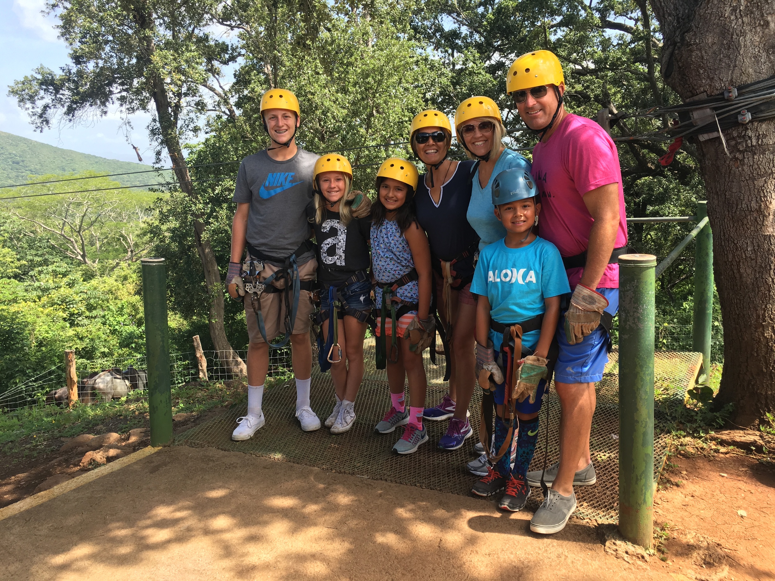 Instagram Message: Zip-lining. Pura Vida.