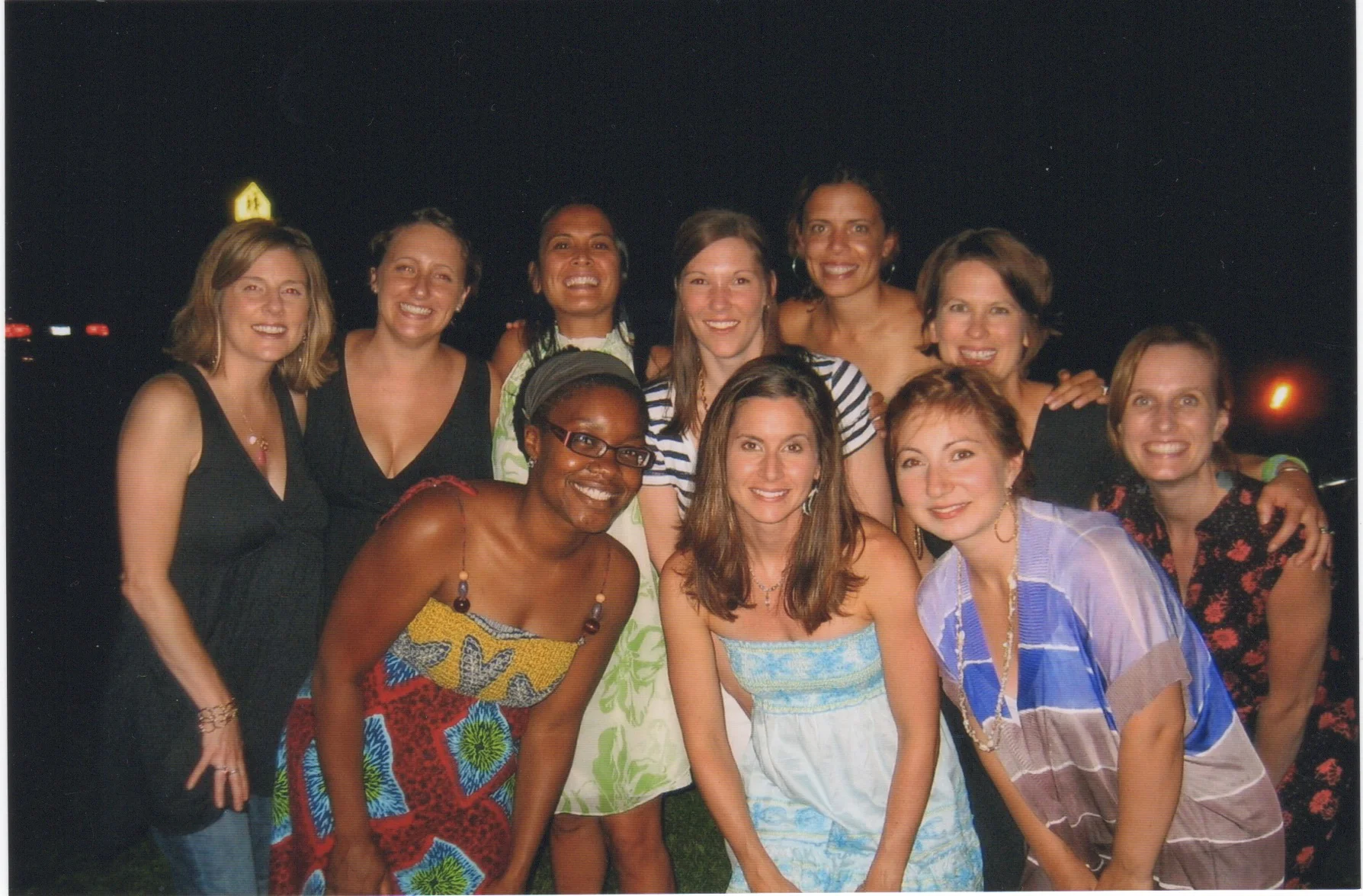 At Tosca. One of the first of many GNOs - Girls Night Out.