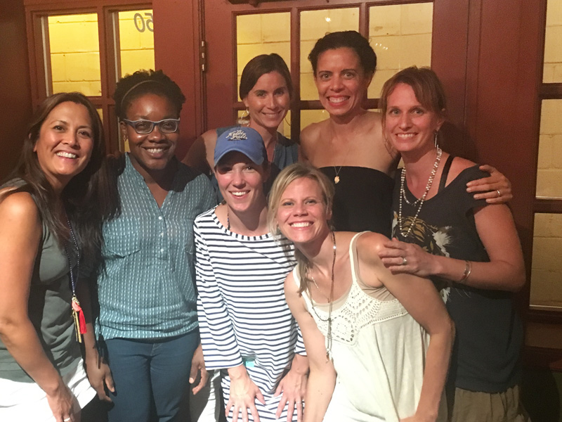 Instagram Message: When Rose comes to visit, we all benefit by gathering!