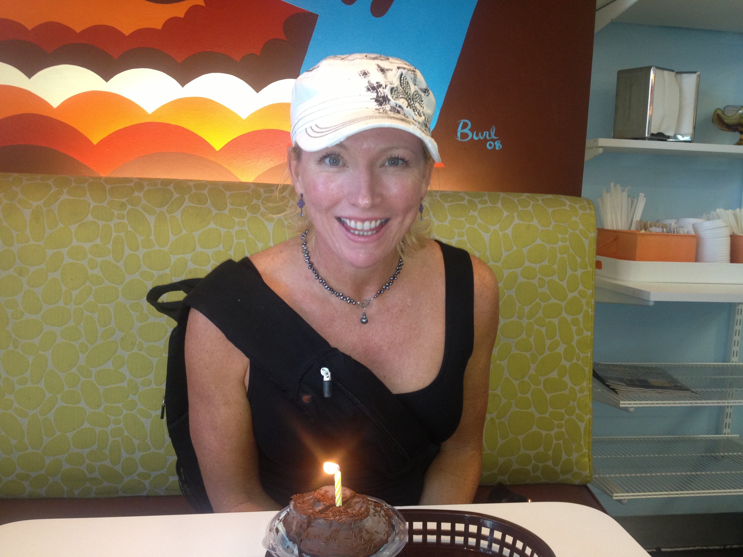Even though our birthdays are almost 2 months apart, we always celebrate. Because of Kristin, all the friends would meet up at Baxters in Fullerton or ABC Club in Orange or Bobby McGee’s in Brea when I came home for college breaks. Fun times with Fun Chik.