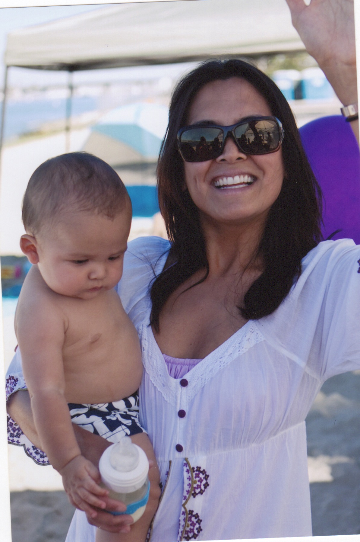 And Beau was 6-7 months old. We all ate home made tacos on the beach and partied. Then on my actual birthday 8-28-09, I had a bunch of ladies over for my official 40th birthday party.