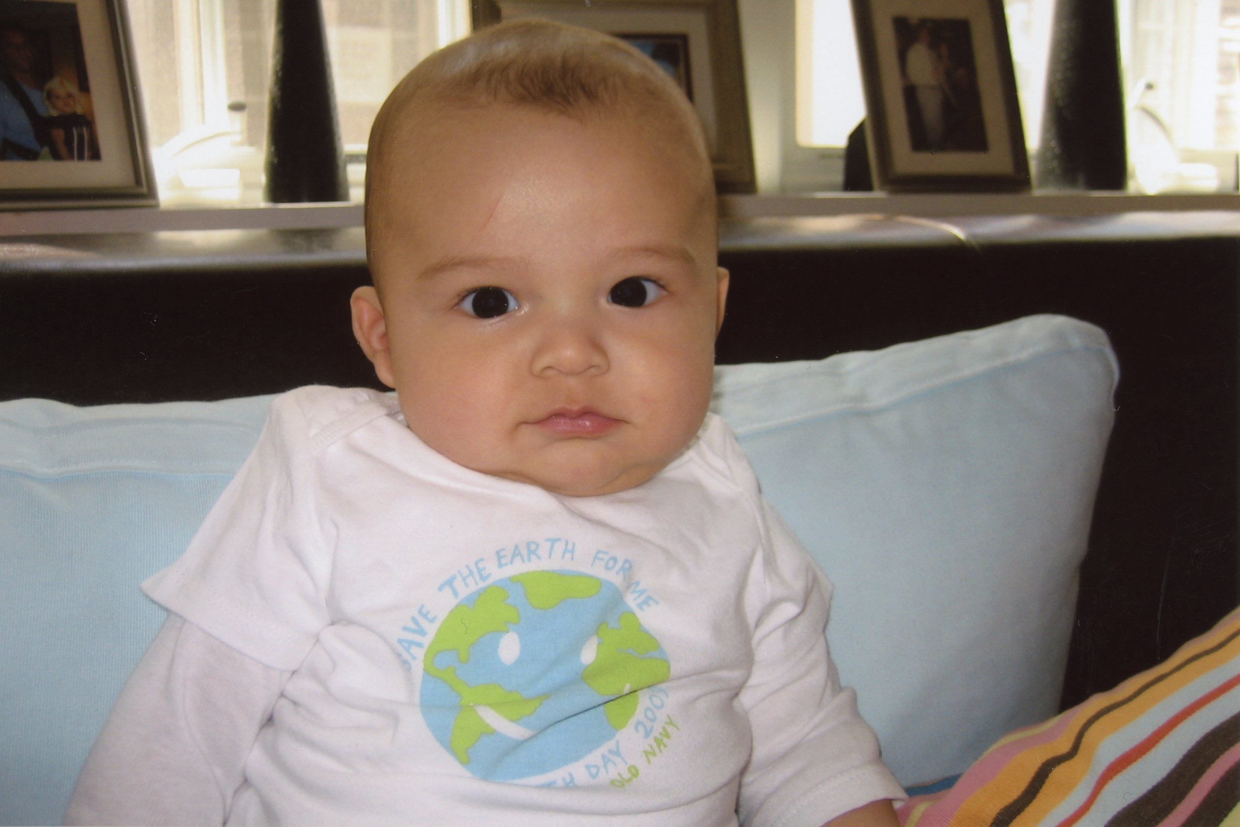 Instagram message: Tmrw is Earth Day. This guy saved 3000+ diapers from going into landfills. Earth is a little better thanks to u Beau. // direct link to Thoughtfulpinch.com in my bio.//