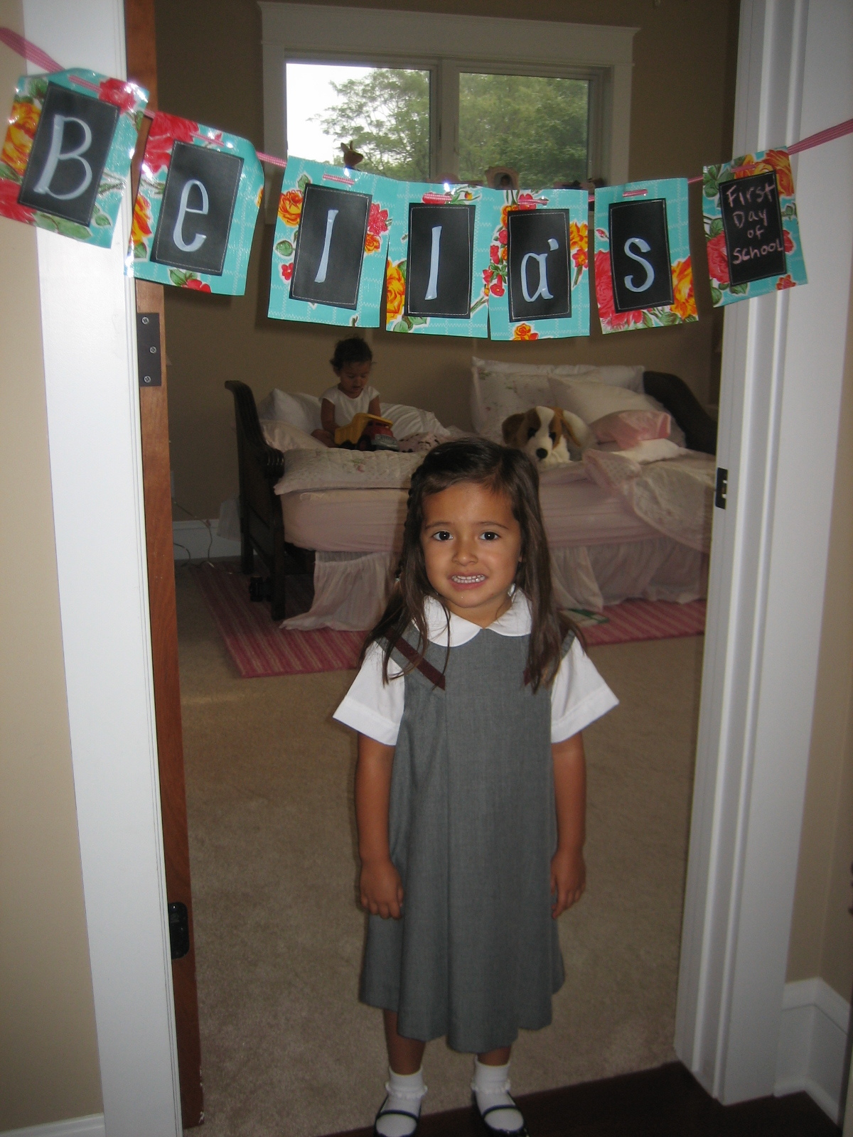 Instagram Message: Remembering when she started pre-school. Even though she's going into 3rd grade this year, I'll pack her a tool box for sure.